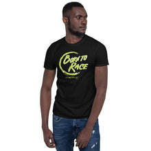 Load image into Gallery viewer, "Born to Race - 2 Timothy 4:7" Short-Sleeve Unisex T-Shirt