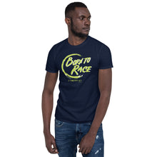 Load image into Gallery viewer, "Born to Race - 2 Timothy 4:7" Short-Sleeve Unisex T-Shirt
