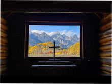 Load image into Gallery viewer, Chapel of the Transformation Window Canvas - 24x36"