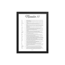 Load image into Gallery viewer, November Birthday Bible Verses Digital Download