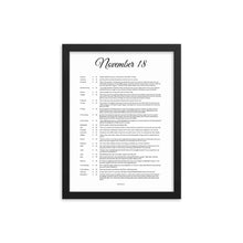 Load image into Gallery viewer, November Birthday Bible Verses Digital Download