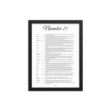 Load image into Gallery viewer, November Birthday Bible Verses Digital Download