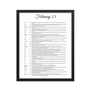 February Birthday Bible Verses Digital Download