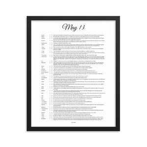 May Birthday Bible Verses Digital Download