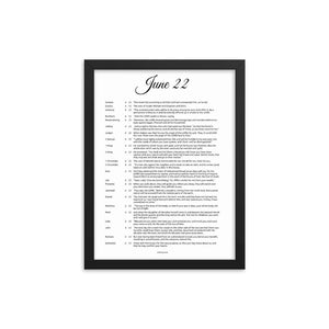 June Birthday Bible Verses Digital Download