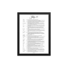 Load image into Gallery viewer, July Birthday Bible Verses Digital Download