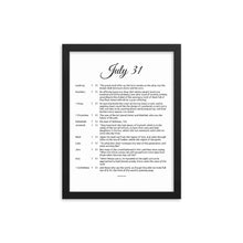 Load image into Gallery viewer, July Birthday Bible Verses Digital Download