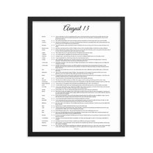 Load image into Gallery viewer, August Birthday Bible Verses Digital Download