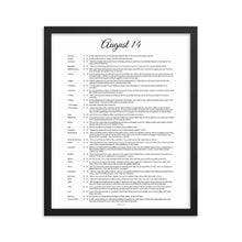 Load image into Gallery viewer, August Birthday Bible Verses Digital Download