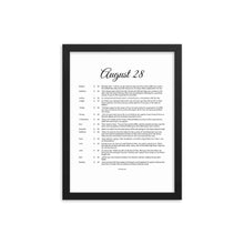 Load image into Gallery viewer, August Birthday Bible Verses Digital Download