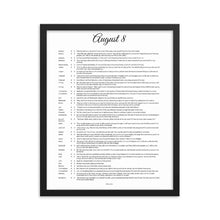 Load image into Gallery viewer, August Birthday Bible Verses Digital Download