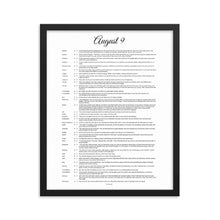 Load image into Gallery viewer, August Birthday Bible Verses Digital Download