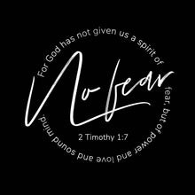 Load image into Gallery viewer, "2 Timothy 1:7 - No Fear" Short-Sleeve Unisex T-Shirt