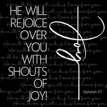 Load image into Gallery viewer, Zephaniah 3:17 Unisex Hoodie