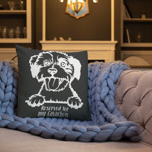 Load image into Gallery viewer, Reserved for My Cavachon Premium Pillow