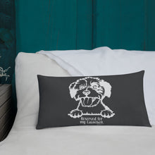 Load image into Gallery viewer, Reserved for My Cavachon Premium Pillow