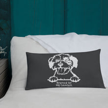 Load image into Gallery viewer, Reserved for My Cavachon Premium Pillow