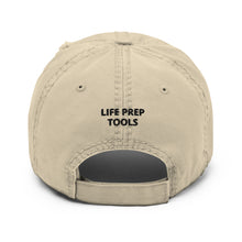 Load image into Gallery viewer, PTL - Praise The Lord! - Khaki Distressed Dad Hat