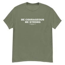 Load image into Gallery viewer, Be Courageous Be Strong, Christian T Shirts Men, Christian Army Shirt, America TShirt, Bible Verse T Shirt, Patriotic tshirt