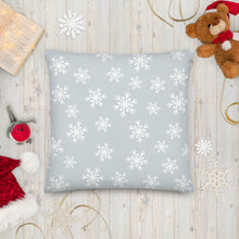 Load image into Gallery viewer, Gray Merry Christmas Premium Pillow