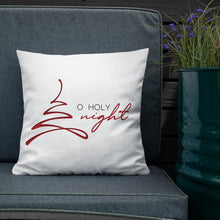 Load image into Gallery viewer, O Holy Night Premium Pillow