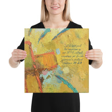 Load image into Gallery viewer, Let us hold fast Hebrews 10:23 Canvas