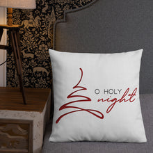 Load image into Gallery viewer, O Holy Night Premium Pillow