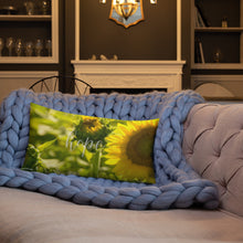 Load image into Gallery viewer, Hope Sunflower Premium Pillow