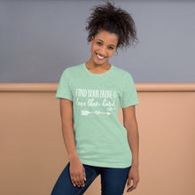 Load image into Gallery viewer, Find Your Tribe and Love Them Hard - Ruth 1:16 - Unisex T-Shirt