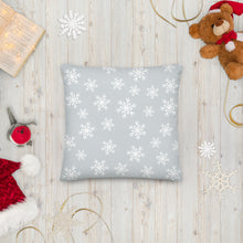 Load image into Gallery viewer, Gray Merry Christmas Premium Pillow