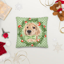 Load image into Gallery viewer, Christmas Puppy Premium Pillow