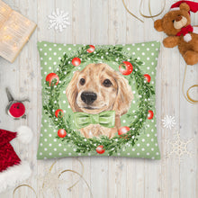 Load image into Gallery viewer, Christmas Puppy Premium Pillow