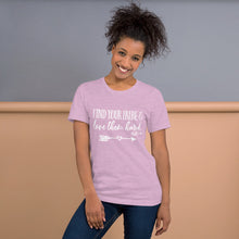 Load image into Gallery viewer, Find Your Tribe and Love Them Hard - Ruth 1:16 - Unisex T-Shirt