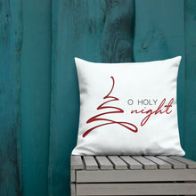 Load image into Gallery viewer, O Holy Night Premium Pillow