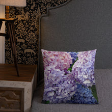 Load image into Gallery viewer, Hydrangea Premium Pillow