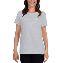 Load image into Gallery viewer, Wiping Noses for Jesus Colossians 3:17 Women's short sleeve t-shirt