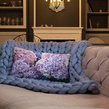 Load image into Gallery viewer, Hydrangea Premium Pillow