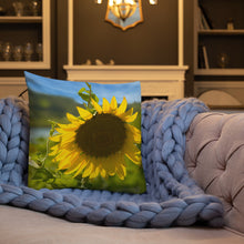 Load image into Gallery viewer, Sunflower Premium Pillow