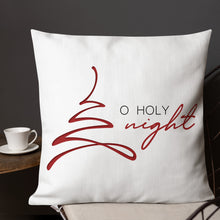 Load image into Gallery viewer, O Holy Night Premium Pillow