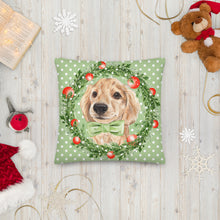 Load image into Gallery viewer, Christmas Puppy Premium Pillow