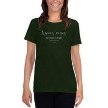 Load image into Gallery viewer, Wiping Noses for Jesus Colossians 3:17 Women's short sleeve t-shirt
