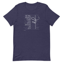 Load image into Gallery viewer, Zephaniah 3:17 - Short-Sleeve Unisex T-Shirt