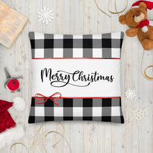 Load image into Gallery viewer, Buffalo Plaid Christmas Premium Pillow
