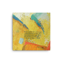 Load image into Gallery viewer, For the Word of God Hebrews 4:12 Canvas