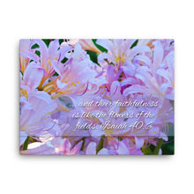 Load image into Gallery viewer, Lily Isaiah 40: 6 Canvas