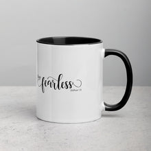 Load image into Gallery viewer, Live Fearless Joshua 1:9 Mug with Color Inside
