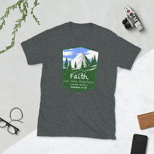 Load image into Gallery viewer, Faith can move Mountains, Matthew 17:20, Unisex T-Shirt