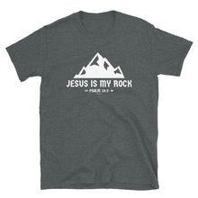Load image into Gallery viewer, Jesus is shirt, He Is Risen Shirt, Easter Shirt, Christian Shirt Women, Jesus is my Rock, Christian T Shirt, Christian Quote Shirt, God Tee