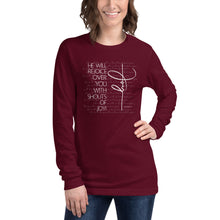 Load image into Gallery viewer, Zephaniah 3:17 - Unisex Long Sleeve Tee