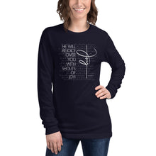 Load image into Gallery viewer, Zephaniah 3:17 - Unisex Long Sleeve Tee